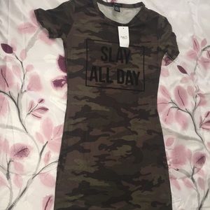 NEW “slay all day” tight dress